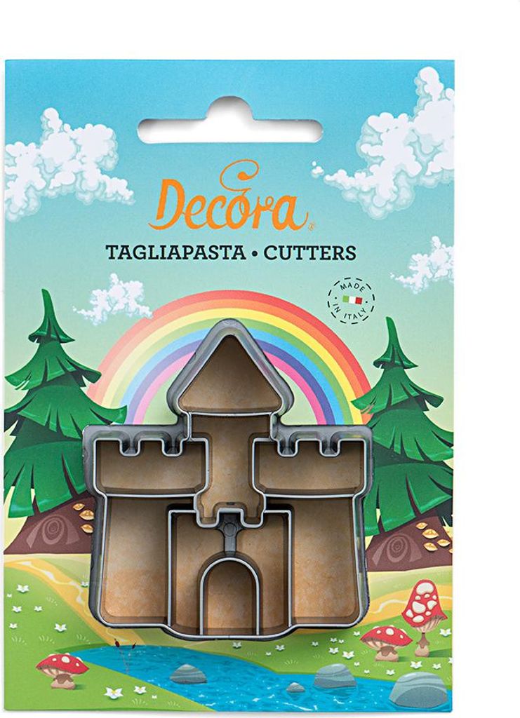 Tagliabiscotti a forma di castello in plastica di Decora 6 Immagine del prodotto 