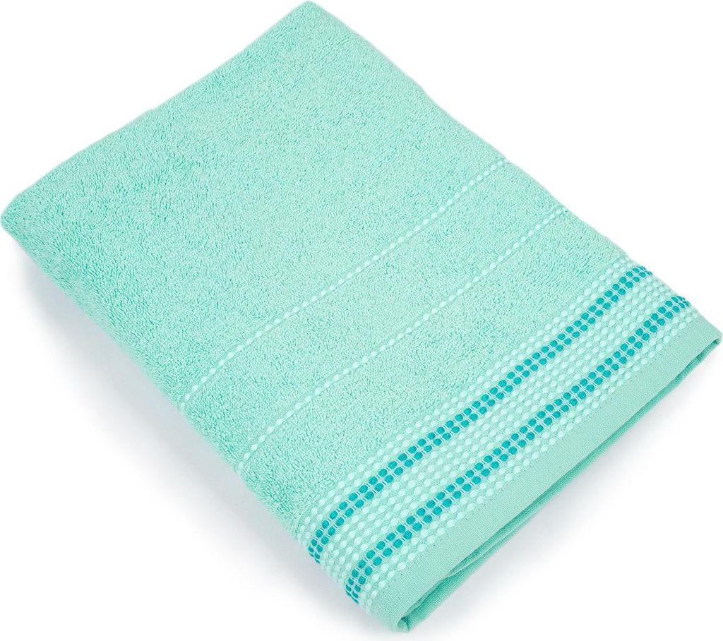 Ręcznik kąpielowy BARBARA 70x130 cm turkusowy, 100% bawełna Zdjęcie produktu 
