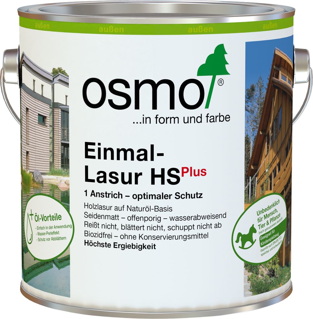 Osmo Einmal-Lasur HS Plus Kiefer 2,50 l - 11101485 Produktbild 