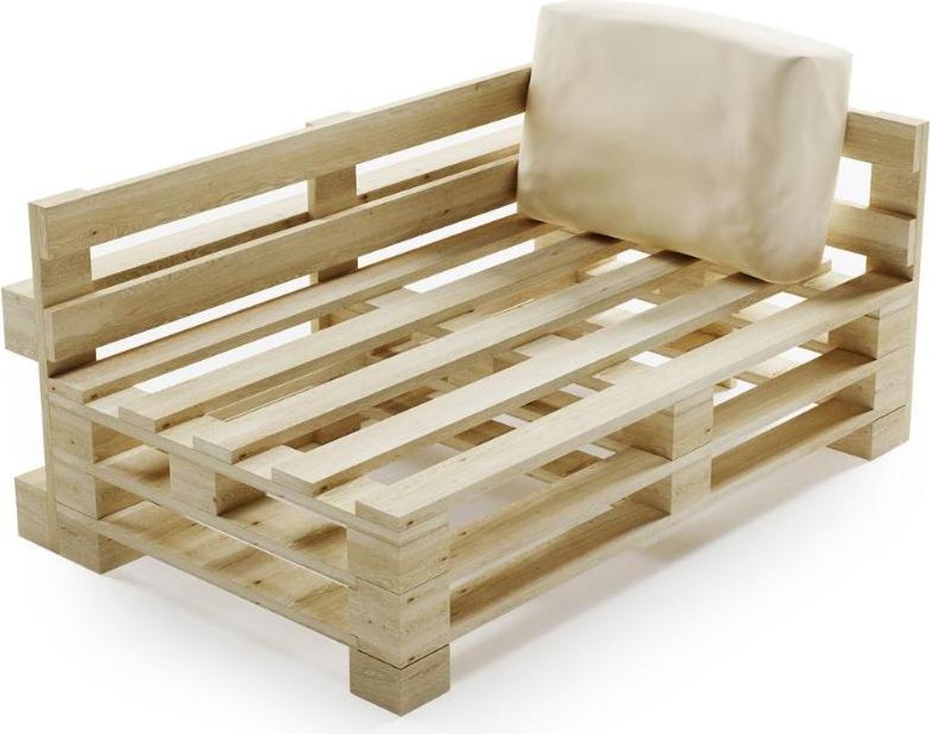 Abziehbares eckkissen aus polyester BANANAIR 60x40 cm, beige