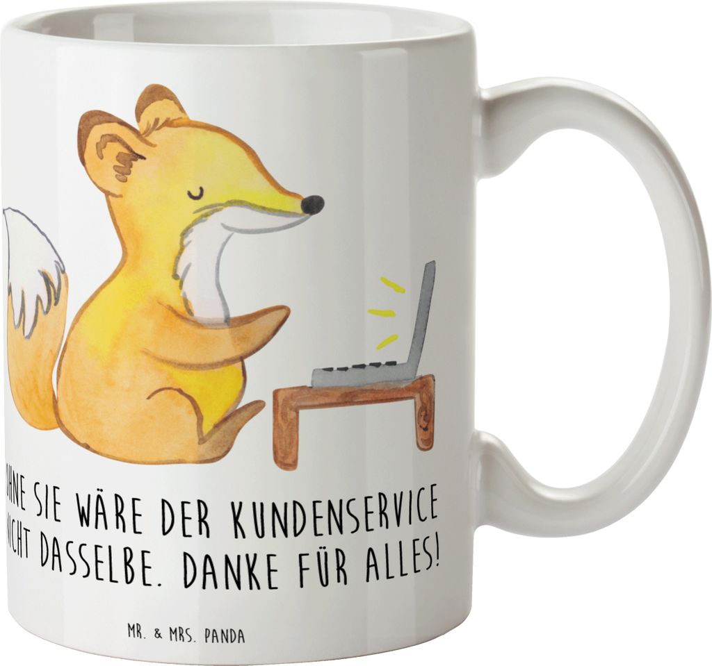 Mr. & Mrs. Panda Kaffeetasse Kundendienstmitarbeiter Produktbild 
