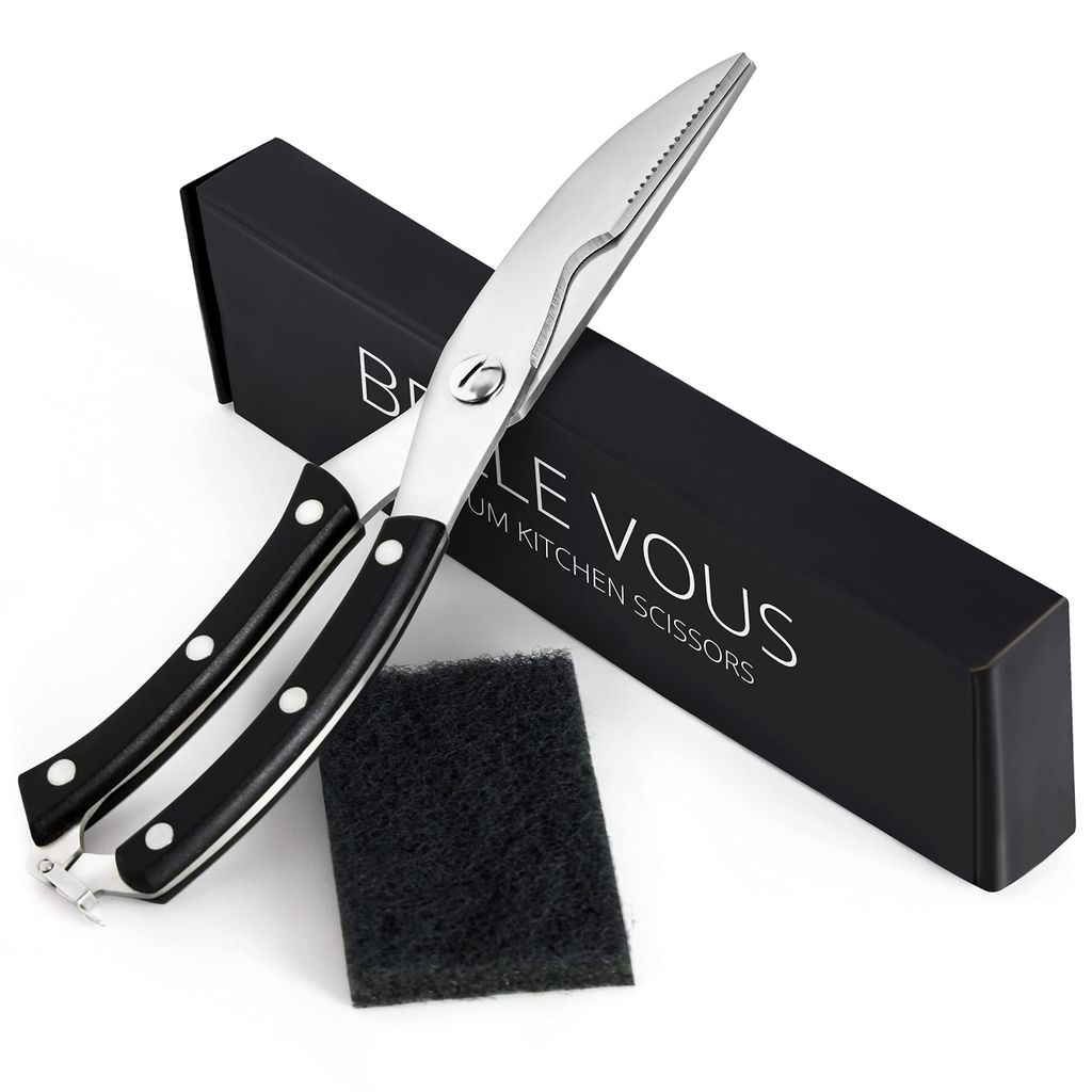 Belle Vous Hochwertige Küchenschere -Geflügelschere 25,5cm Produktbild 