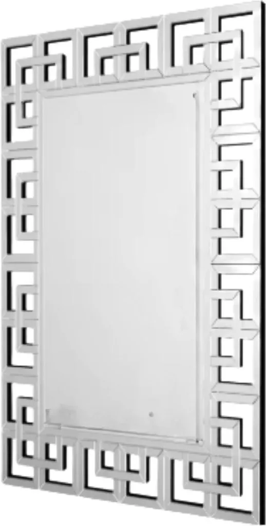 Grand miroir décoratif rectangulaire 120x70 cm pour murale de salon
