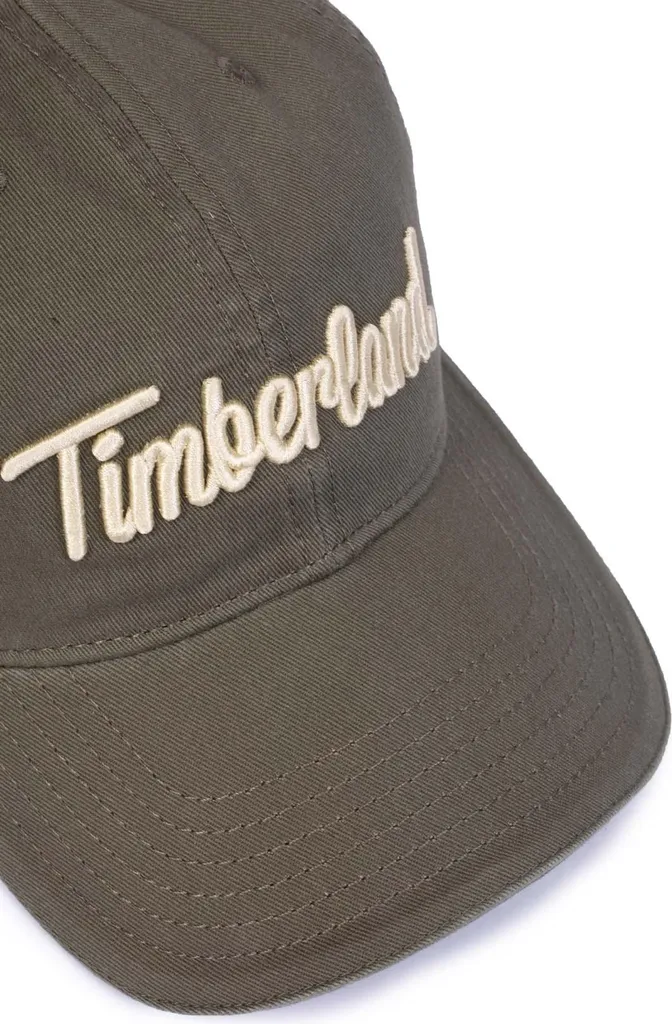 Casquette Timberland Logo Signature en Toile de Coton Taille Unique Homme
