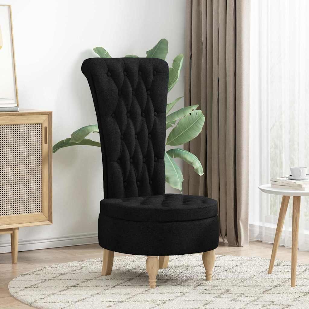 Langlebige Schlafsessel Schwarz 56,5 x 70 x 110cm Stoff - Möbel250610 - Fernseh- & Relaxsessel