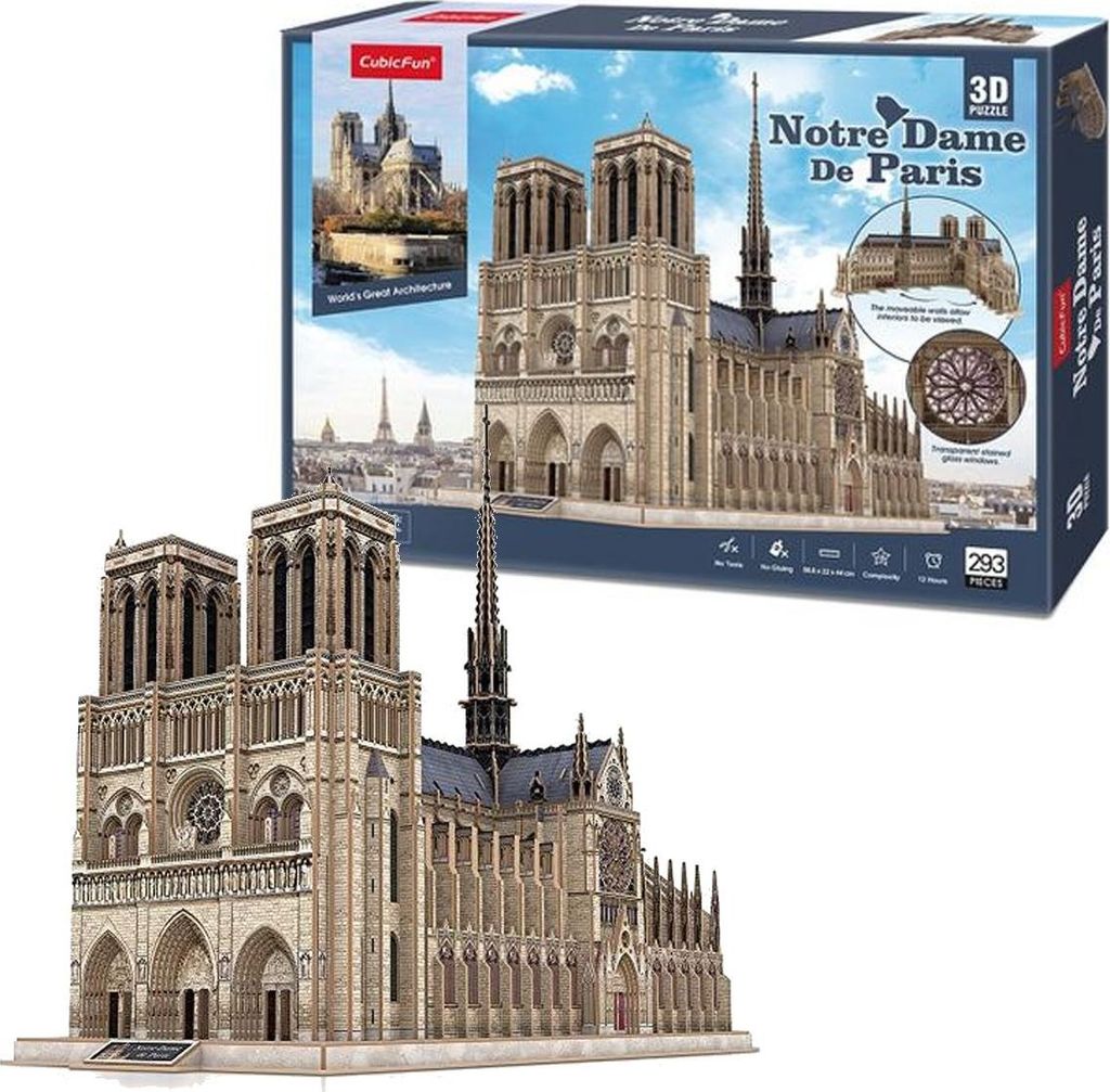 3D-Puzzle Notre Dame De Paris 2606 Produktbild 