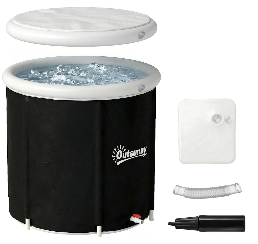 Outsunny Eisbad Ø78 cm Faltbare Eisbadewanne aufblasbare Produktbild 