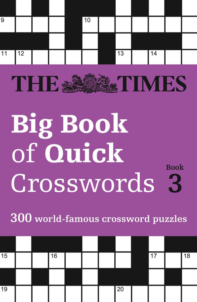 Times Big Book Quick Crosswords 3 – Lingua: Inglese