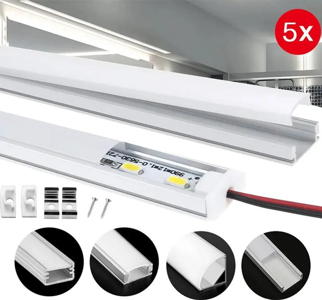 Connettori LED VGOL - 10 Pezzi 90 Gradi, Per Canali V, Con Viti