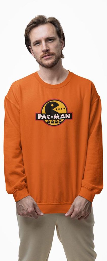 D&B Design Uni Pullover SWGM00009 PacMan Orange-Größe 3XL