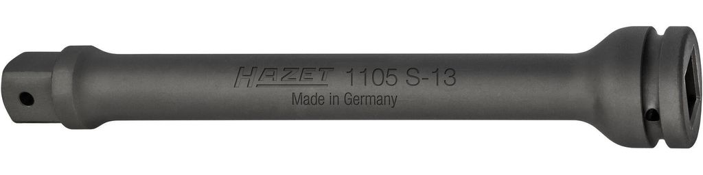 HAZET Verlängerung Kraft-Stecknuss 1105S-13 330mm für Maschinenbetätigung Chrom-Vanadium-Stahl Nickel-Chrom-Molybdänstahl