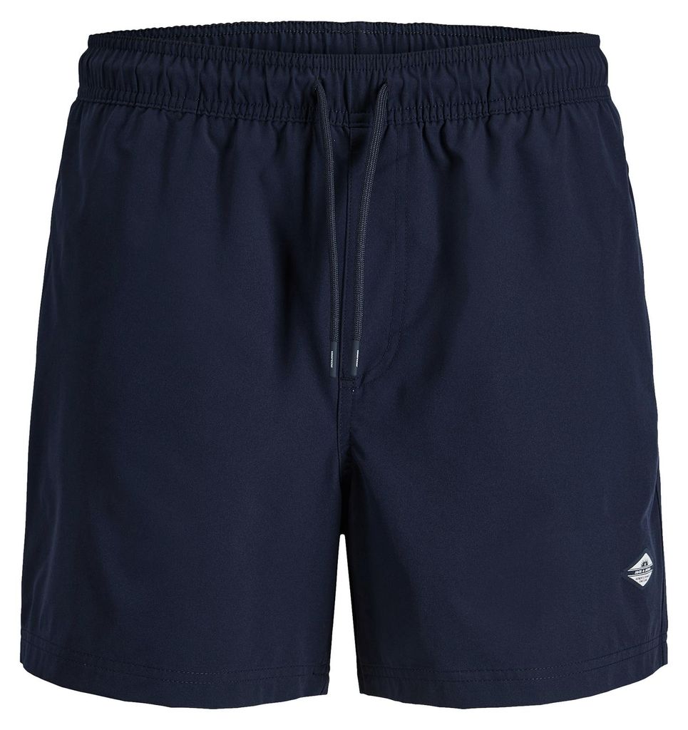 JACK & JONES Herren Badeshorts Maui Tropic Solid Swim Shorts