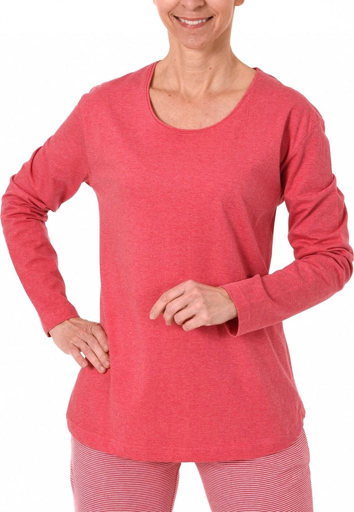 Damen Shirt Oberteil - langarm Mix & Match – 171 219 90 902 ; rot , 48