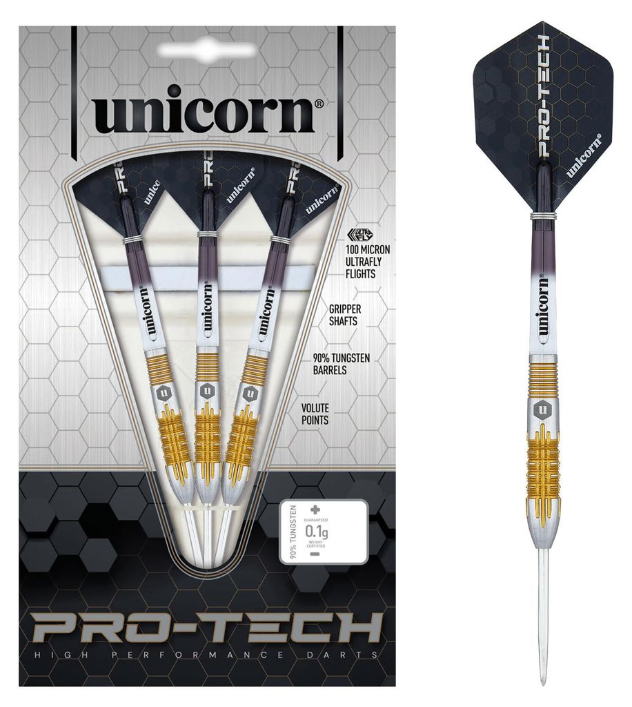 Unicorn Pro-Tech Style 1 Steel Darts - 22g -- 1 Satz