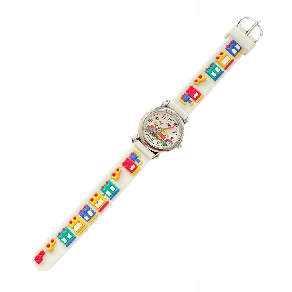 Montre enfant anti-irritation en gomme souple pour apprendre sans stress