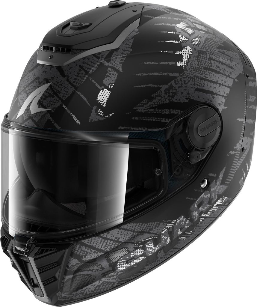 Shark Spartan RS Reptaia Helm, schwarz matt/anthrazit, L (59/60)