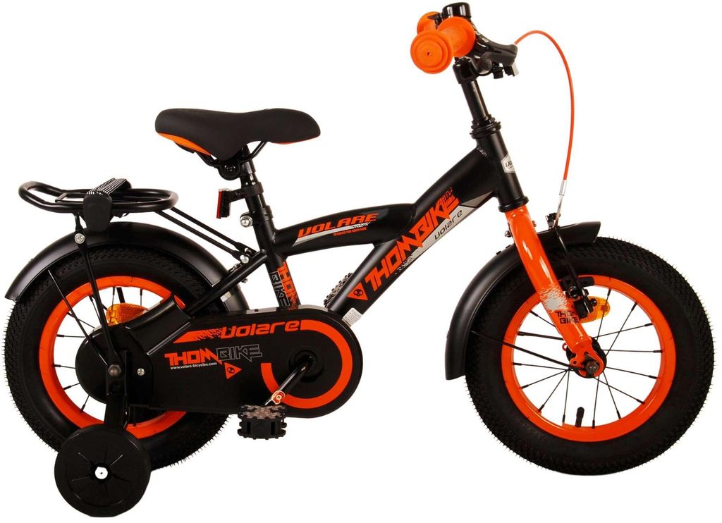 Volare Thombike Kinderfahrrad - Jungen - 12 Zoll - Schwarz Produktbild 