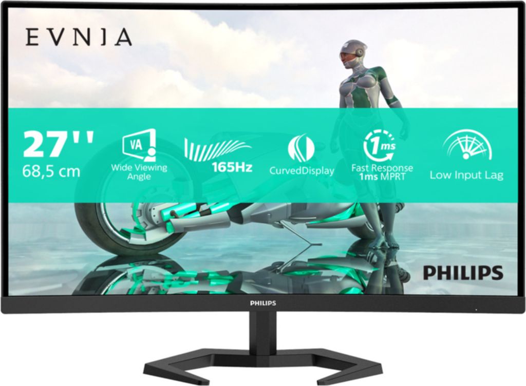 Philips Evnia 3000 27M1C3200VL - LED-Monitor - Gaming - Gebogen - 68,5 cm (27") - 1920 x 1080 Full HD (1080p) @ 165 Hz