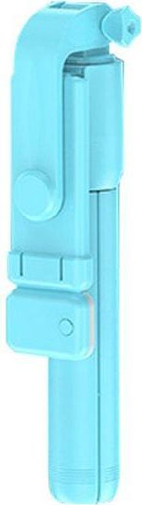 Kit / Selfie-Halter mit Bluetooth-Fernbedienung Stativ + LED blau R1S