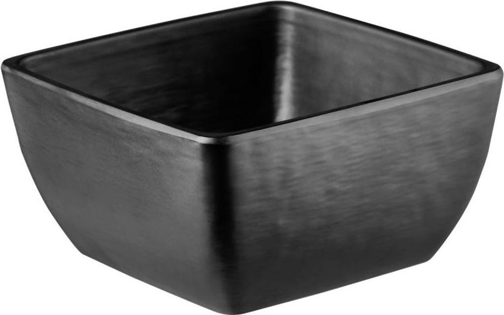 APS 84239 Schale SLATE, Melamin, 12,5 x 12,5 cm, Höhe 6,5 cm, 0,4 Liter, Schieferlook