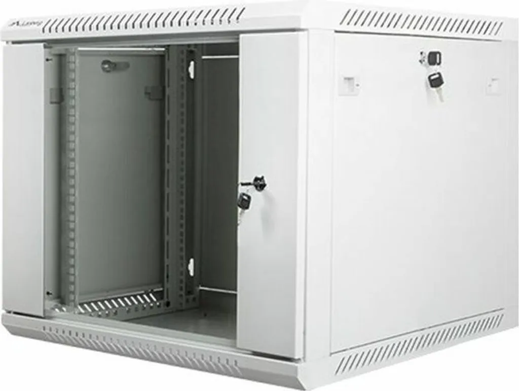 Rack Réseau 9U Mural Lanberg : Finissez-en avec les Câbles Emmêlés
