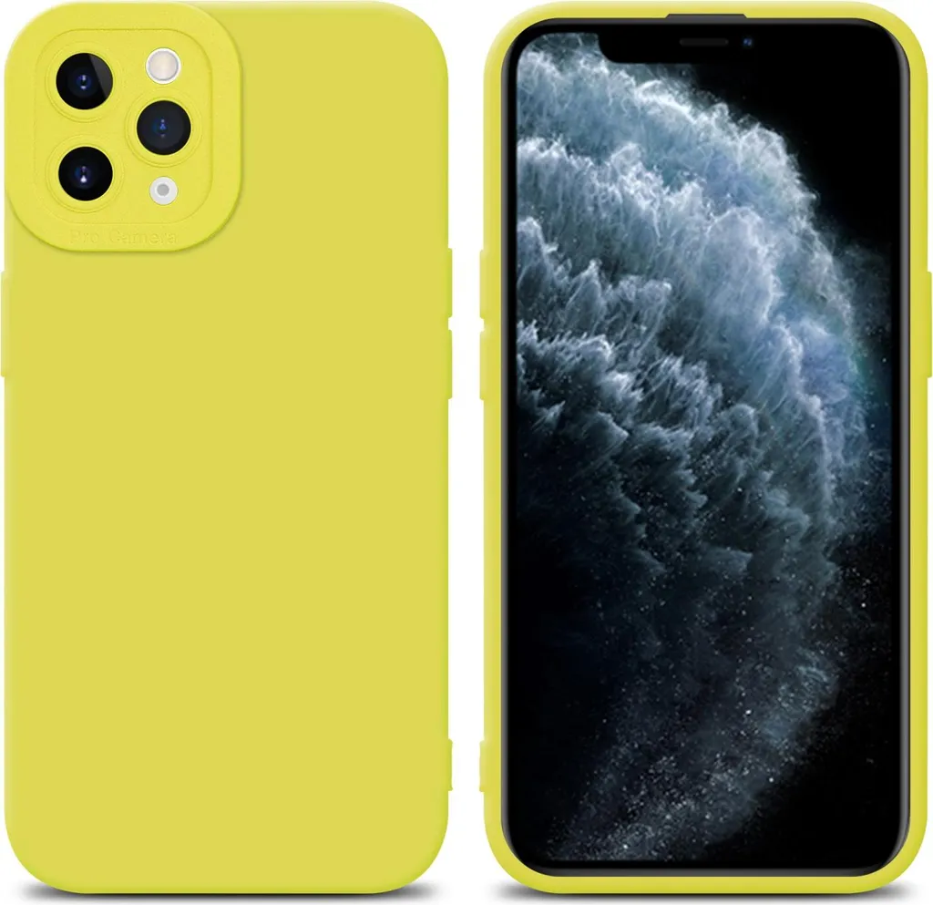 Custodia Protettiva Cadorabo iPhone 11 Pro Max - TPU Giallo Shock