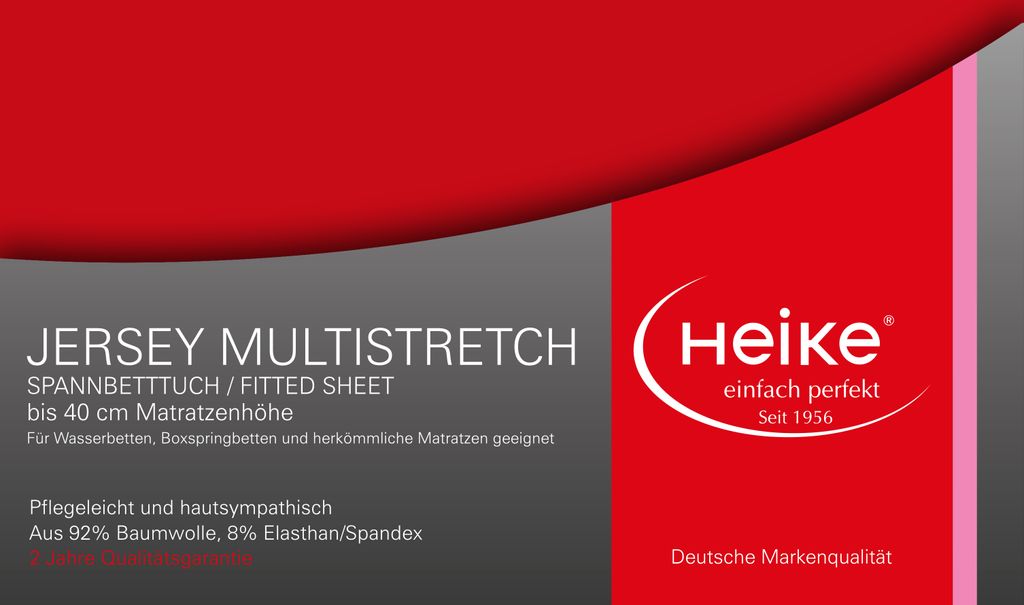 Heike hochelastisches Spannbettlaken, Multistretch, bis Produktbild 