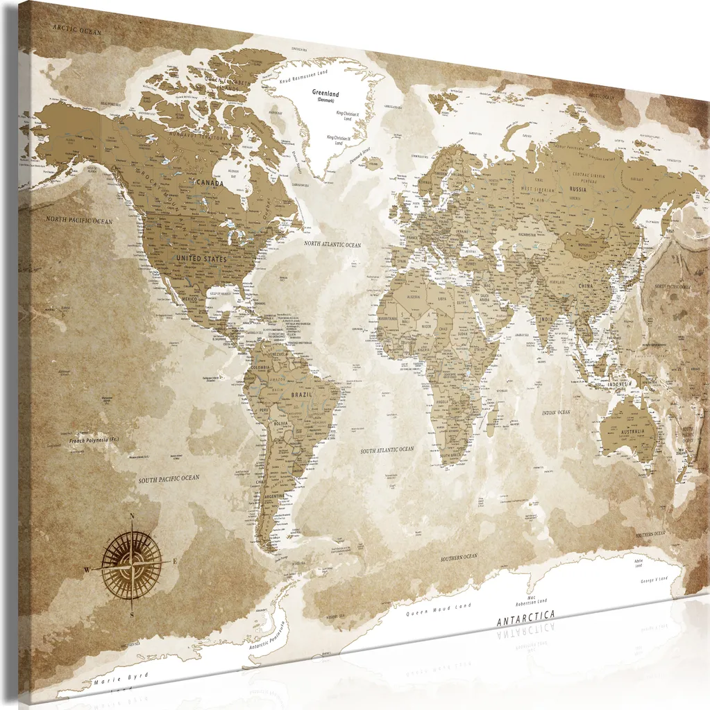 Quadro 60x40 cm Il Mondo Dimenticato - Arredo Moderno TNT Effetto Wow