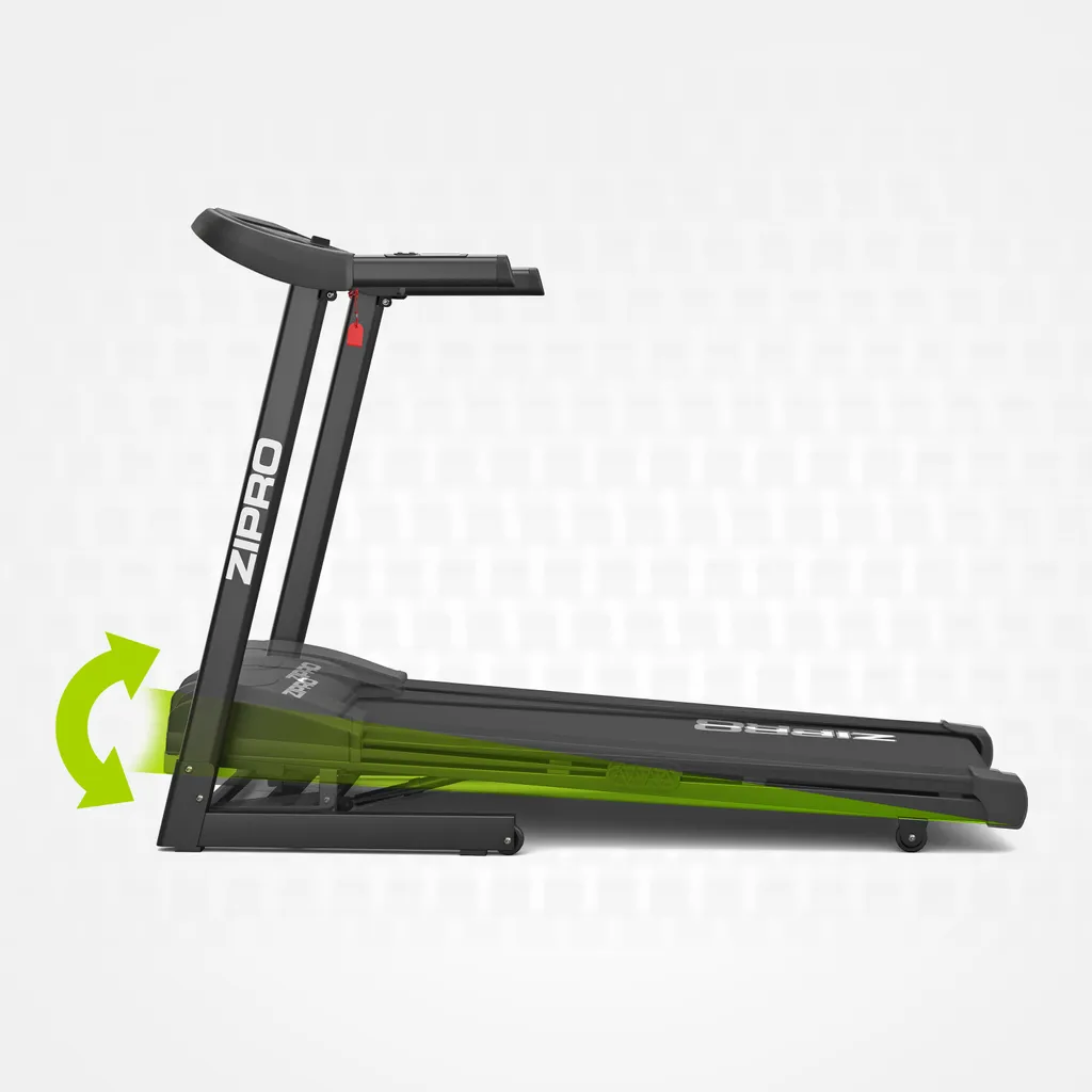 Tapis de course compact Zipro Pulse amorti ajustable et écran LCD - 9