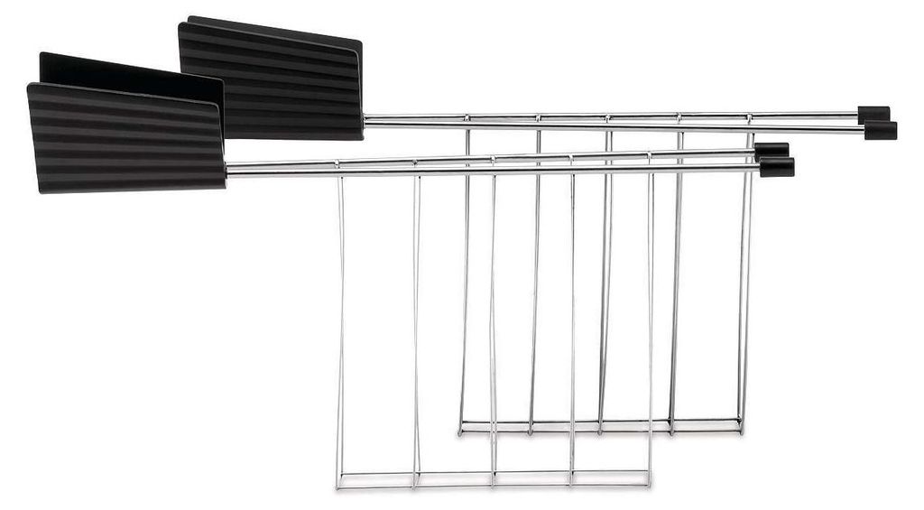 Alessi Toastklammern für den Plissé-Toaster - schwarz - Produktbild 