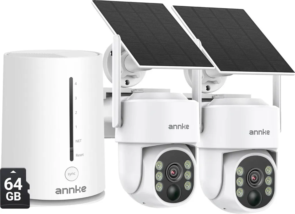 Caméra de sécurité anti-intrusion sans fil 4MP avec audio direct