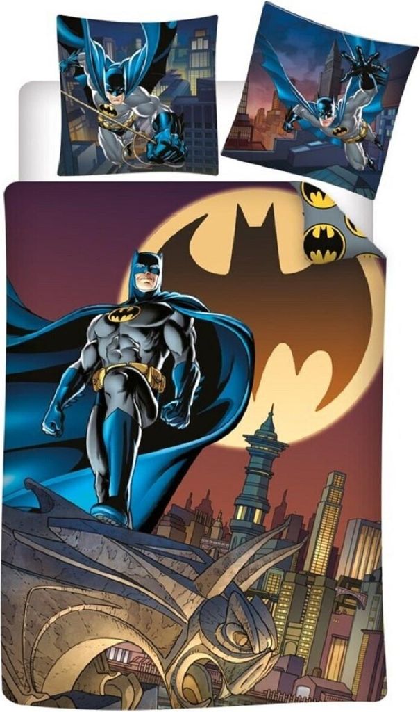 Súprava posteľnej bielizne Batman z obliečky na prikrývku a Obrázok produktu 