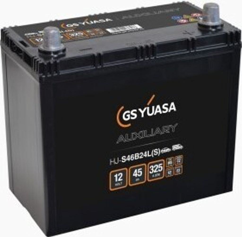 YUASA Auxiliary Starterbatterie 12V 45Ah 325A/EN Batterie Produktbild 