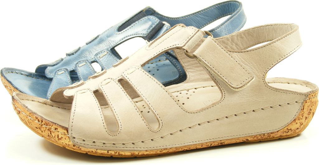 Gemini 32006-02 Schuhe Damen Sandalen Sandaletten , Größe:41 EU, Farbe:Blau