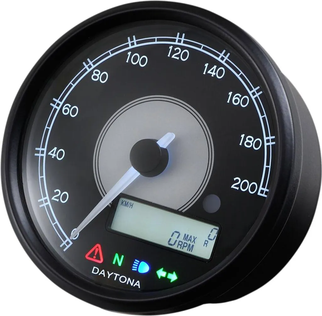 Compteur Velona80 Speedo 200 km/h et compte-tours Rpm pour moto custom