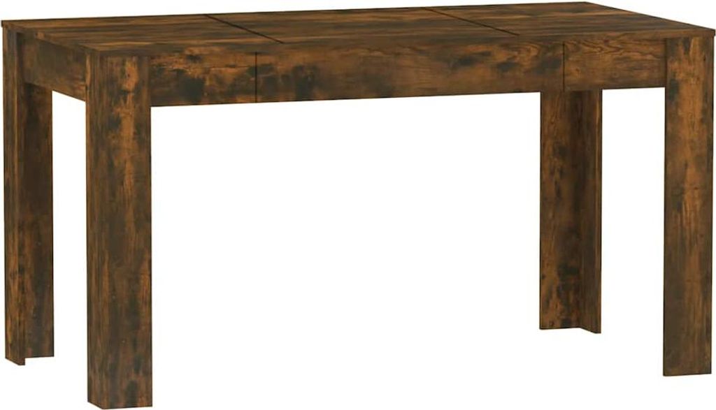 vidaXL Jídelní stůl Kouřový dub 140x74,5x76 cm Dřevěná Obrázek produktu 