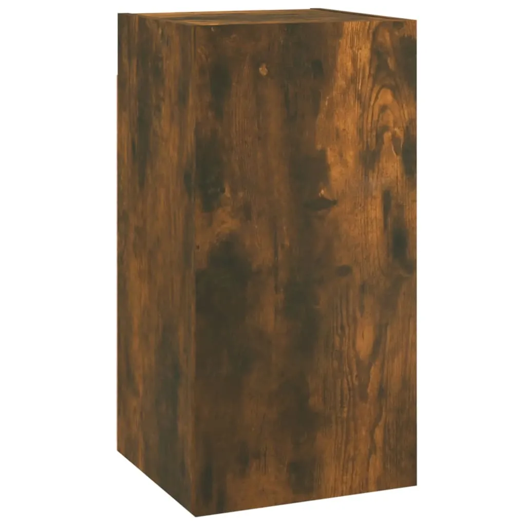 Mobiletto TV SYFAX Rovere Fumo 60cm - Arredo Minimal Legno Ingegnerizzato