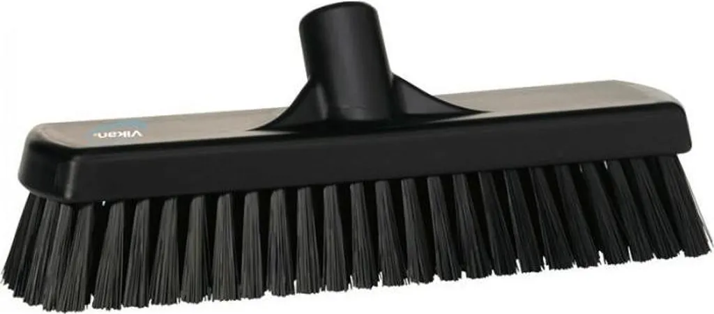 Frottoir Vikan 70609 Noir 30cm pour Éliminer les Taches Tenaces Sols