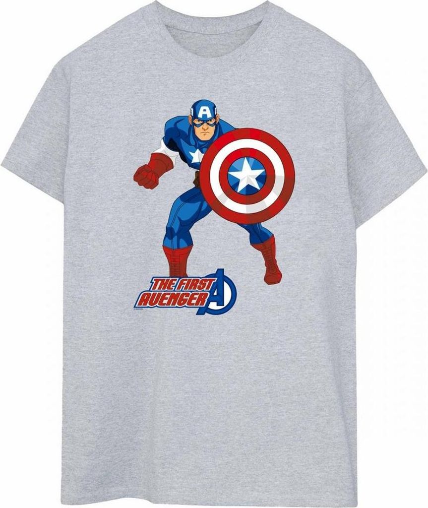 Captain America - "The First Avenger" T-Shirt für Damen Produktbild 