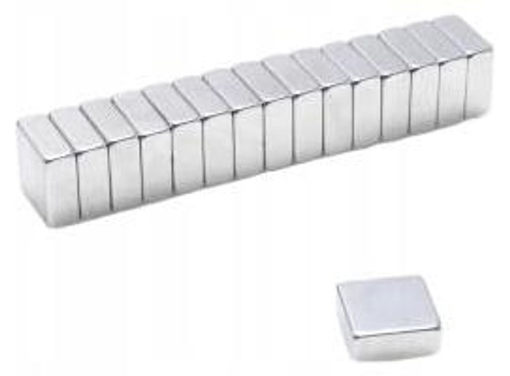 Top Magnesy - 100 Stück Neodym Magnete 10x10x4 mm N38 - extra starke Haftmagnete für Montage, Werkstatt & Industrie