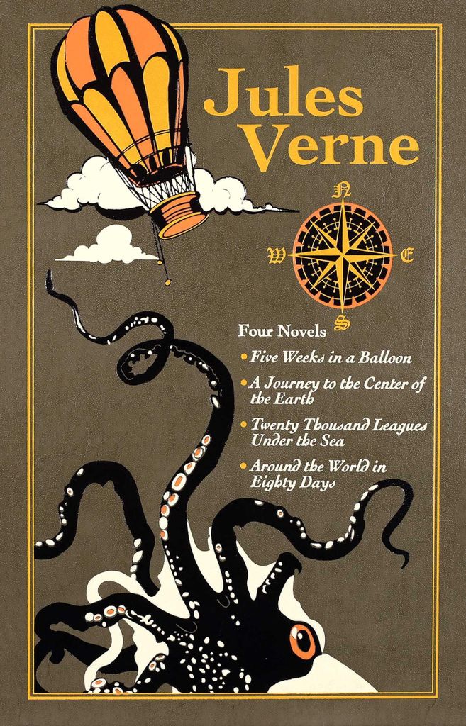 Jules Verne: Fünf Wochen im Ballon / Eine Reise zum Mittelpunkt der Erde / Zwanzigtausend Meilen unter dem Meer / In achtzig Tagen um die Welt (Le...
