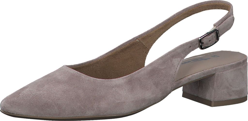 Damen Slingback Blockabsatz Sandalen | Spitz zulaufende Spitze