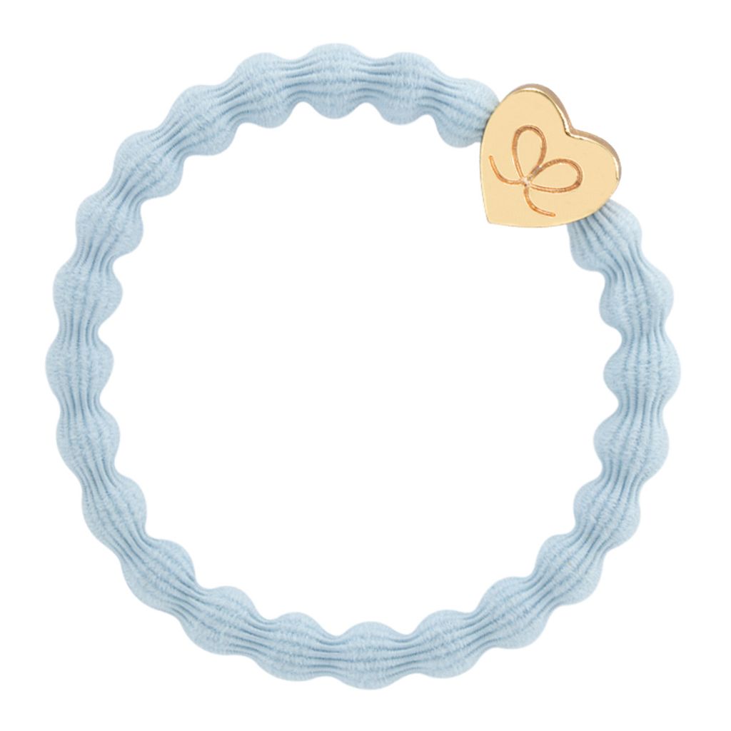 By Eloise London Gold Heart Sky Blue Produktbild 