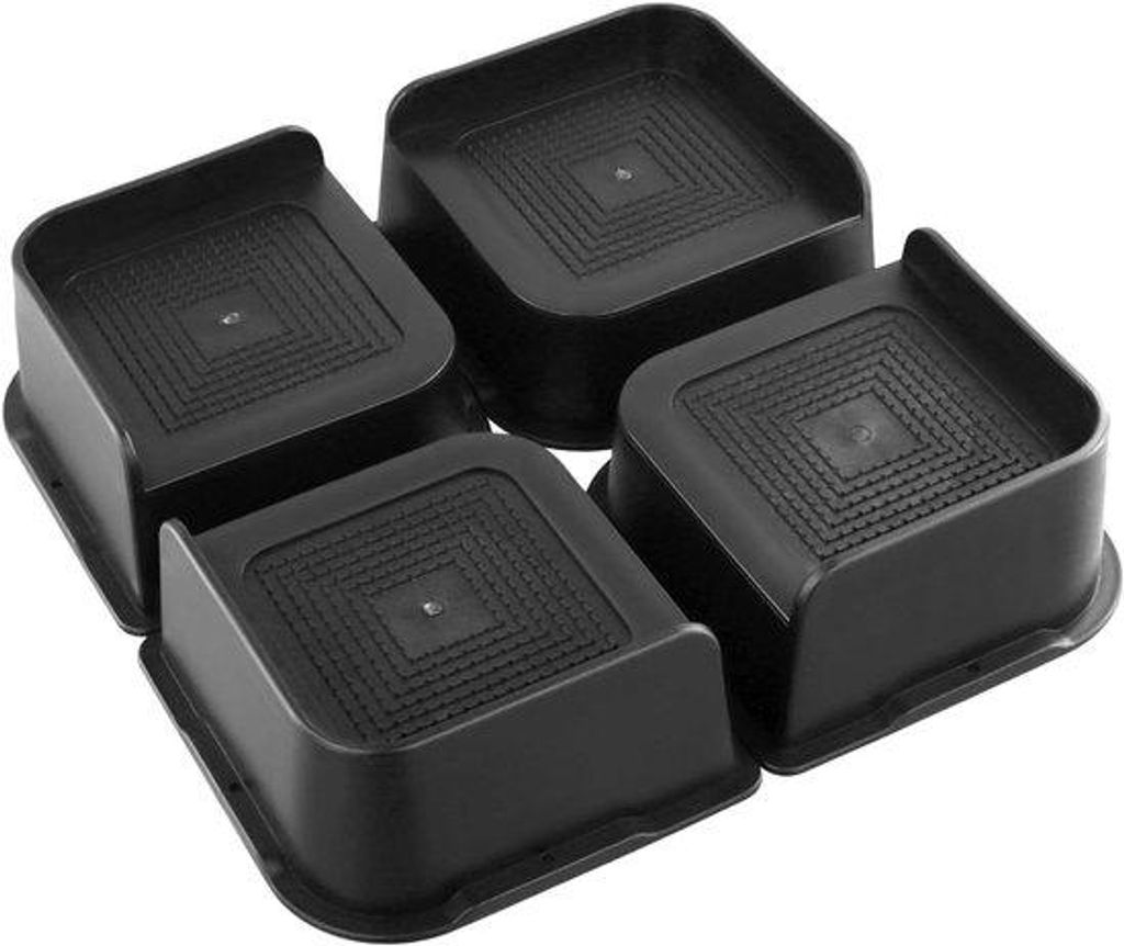 Balken-Set 4 Stück - 5cm - Möbelstütze für Bett, Sitzgelegenheit, Schreibtisch, Stuhl - bis 2700kg Tragkraft