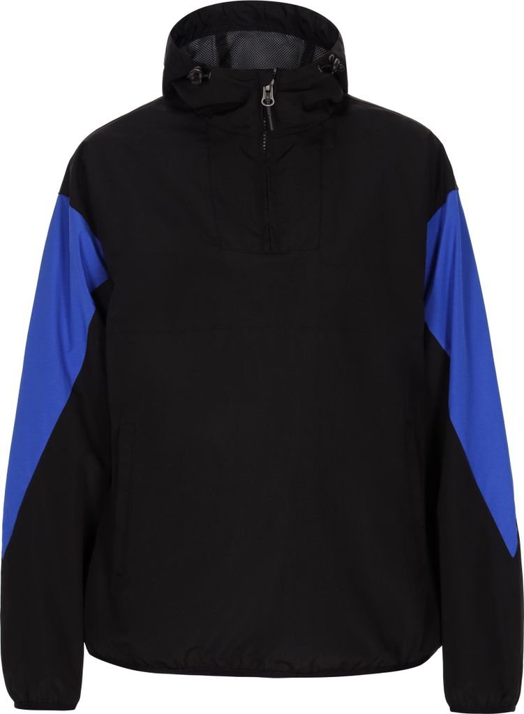 COSIMON herren blouson - schwarz königsblau colorblock, XL