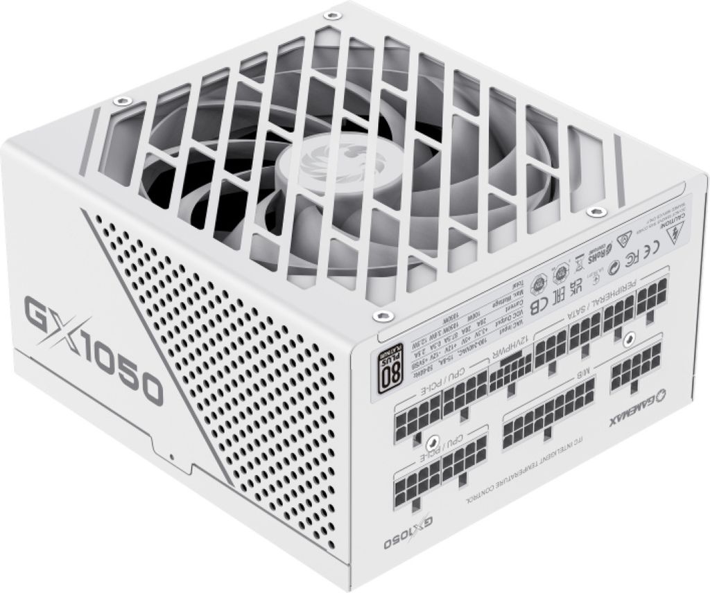 Gamemax GX-1050 PRO WH Netzteil 80+ Platinum Serie ATX3.0 Produktbild 