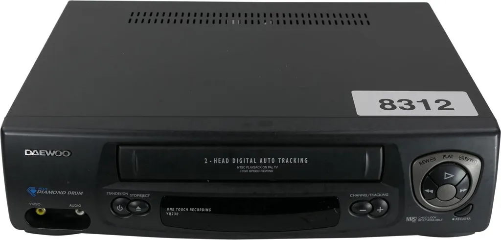 Daewoo VQ230 | Magnétoscope VHS pour Visionner vos Souvenirs de Famille