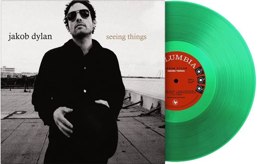 Album Jakob Dylan Seeing Things Vinyle 180g sans Distorsion Vert LP