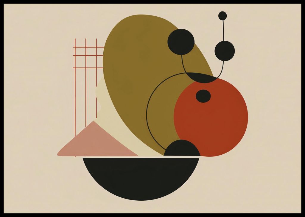 Plakat 84,1x59,4cm Geometrische Balance
