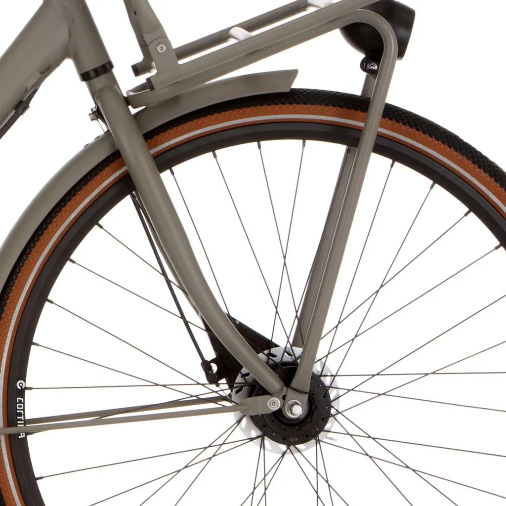 Porte-bagages avant vélo 28" Cortina Basic gris mat Quartz Grey Matt